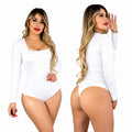 BODY MANGA LARGA CUELLO CUADRADO